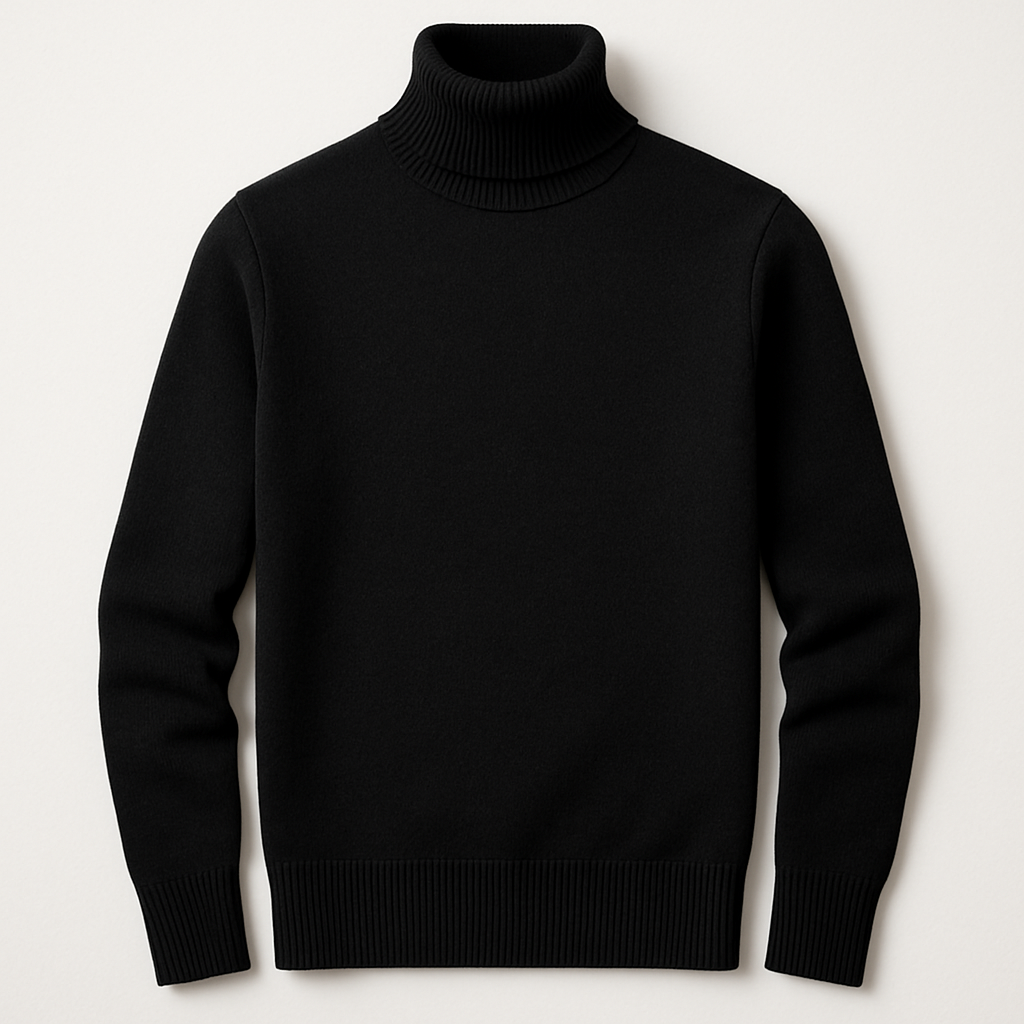 Turtleneck Sweater Men’s Ardenze Slim Fit Anti-Pilling Knit