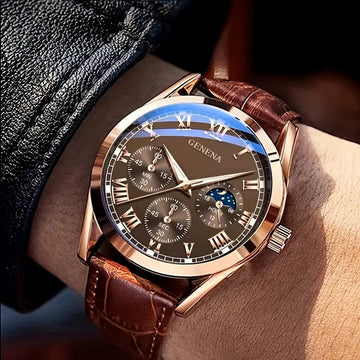 Watch Men’s Ardenze Business & Casual Quartz Leather