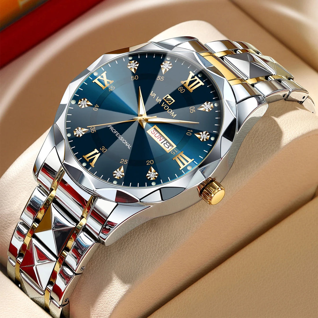 Watch Men’s Ardenze Water Diamond Luxury Night Glow