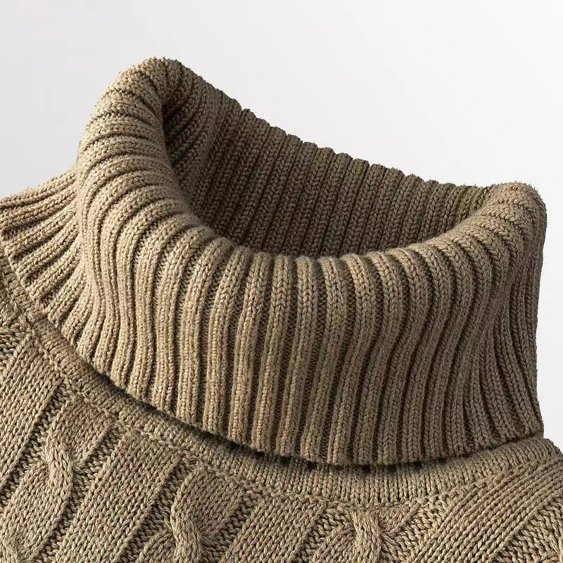 Men’s Turtleneck Sweater With Texture - Ardenze Autumn '25 Collection