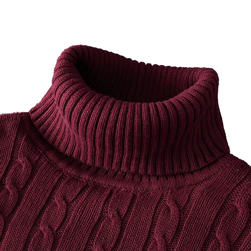 Men’s Turtleneck Sweater With Texture - Ardenze Autumn '25 Collection